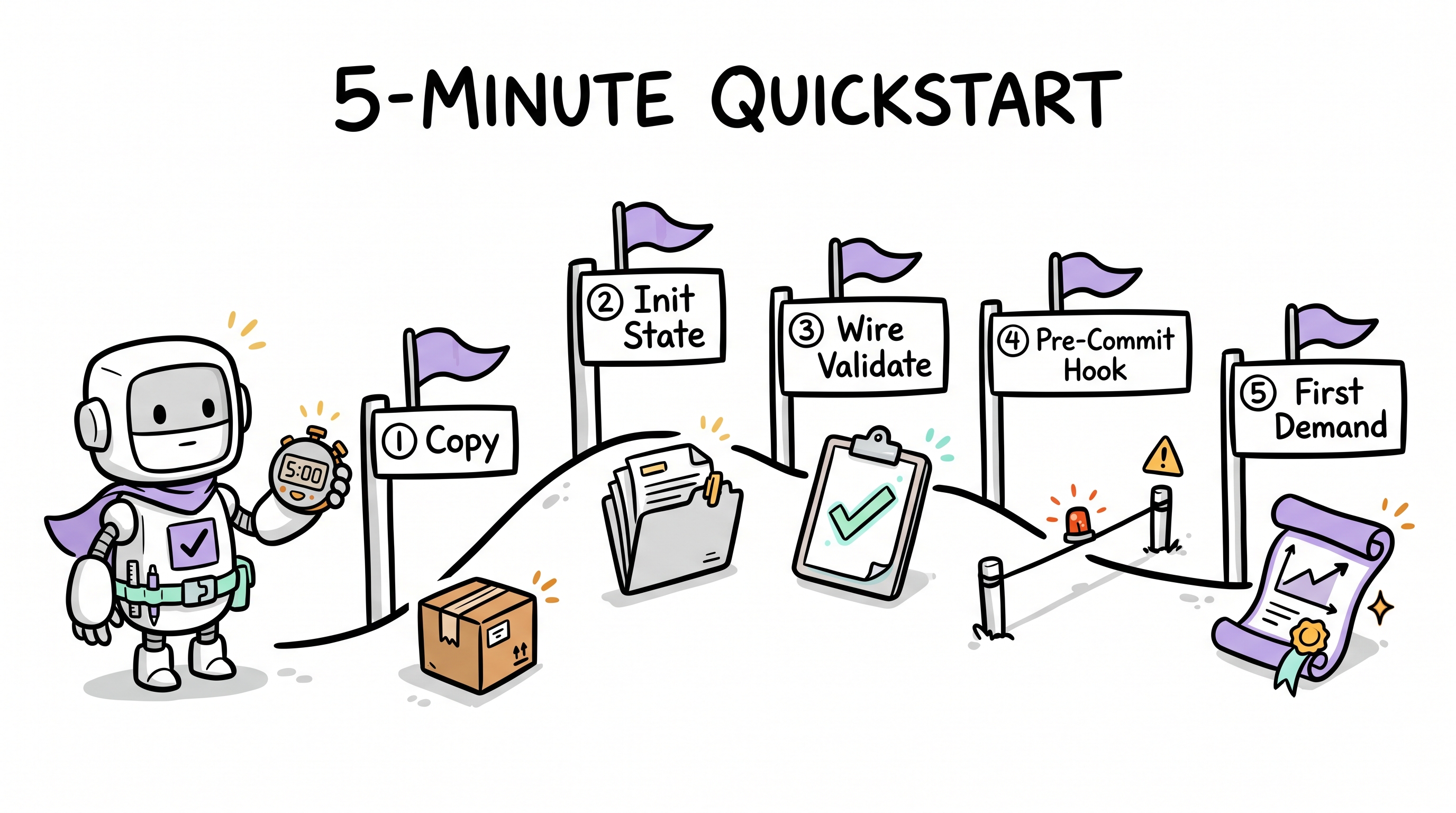 Comic explainer: five-minute quickstart