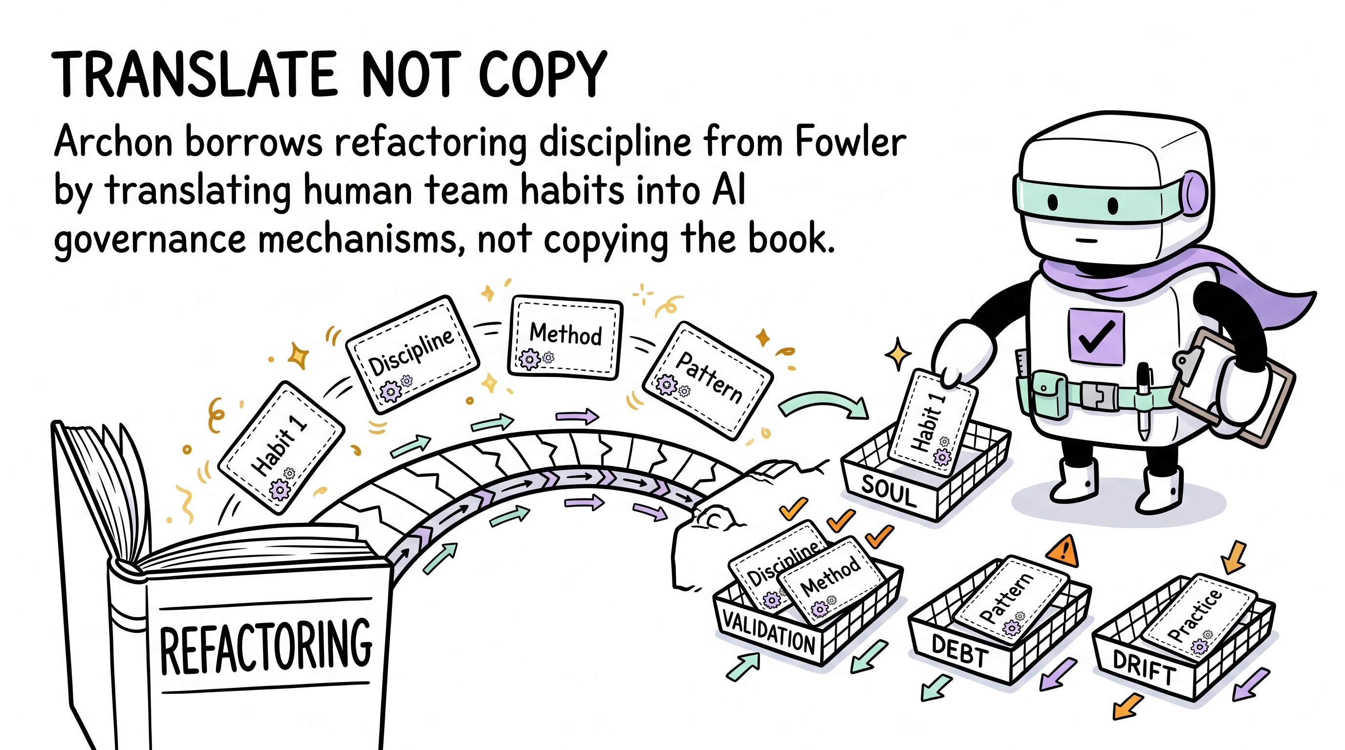 Comic explainer: translate, don't copy