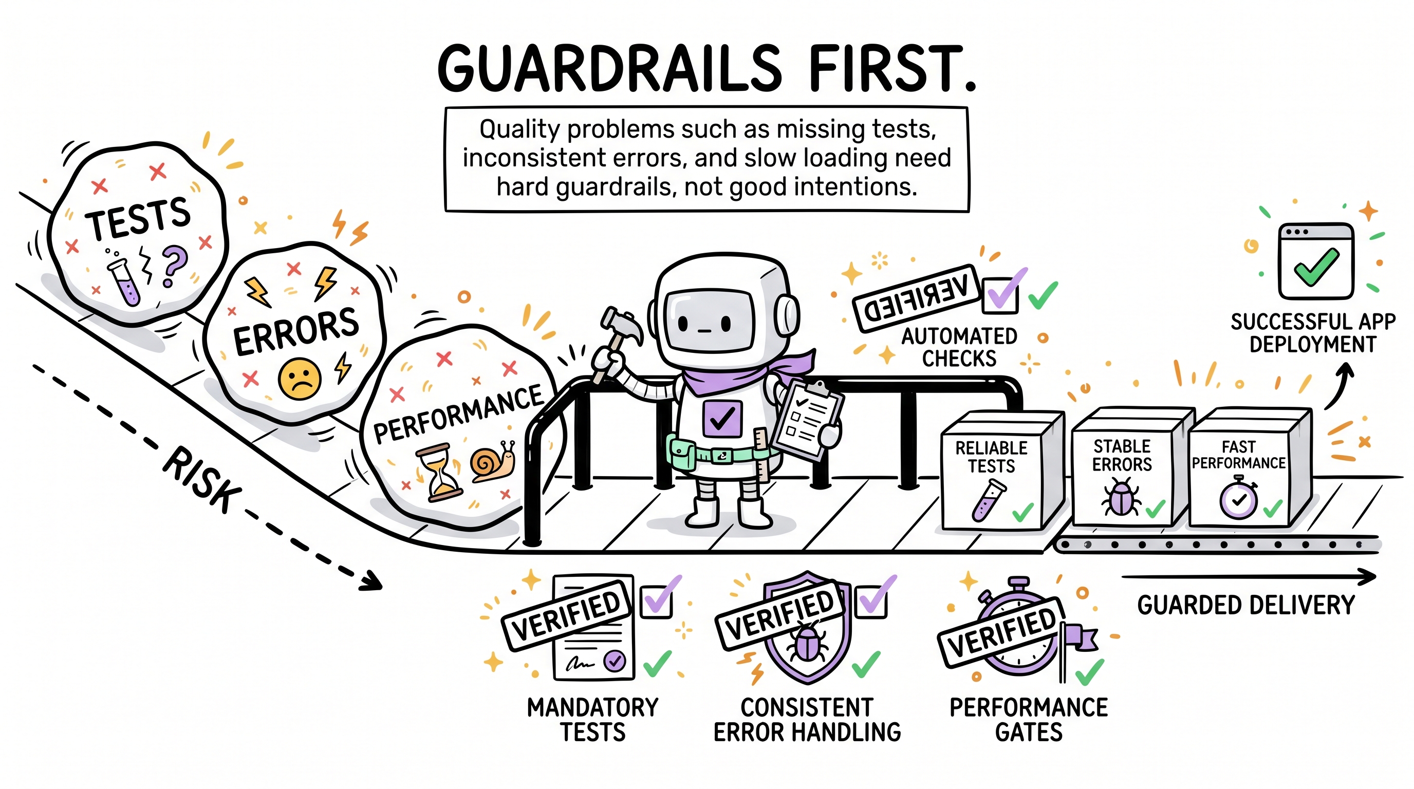 Comic explainer: Archon quality guardrails