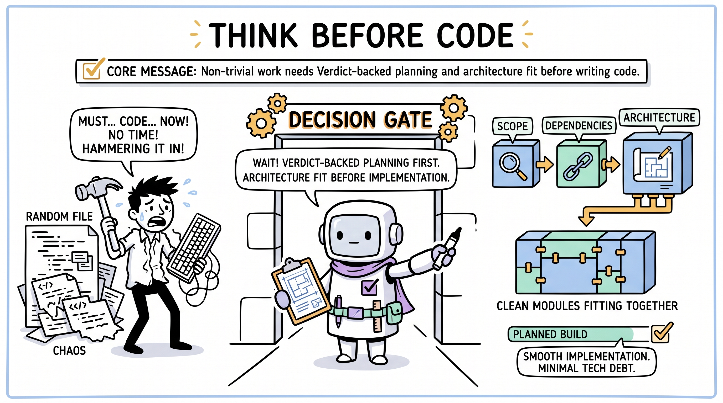Comic explainer: Archon planning and architecture fit